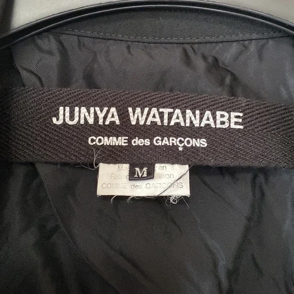 Junya Wananabe Comme des Garcons Black Wool Blazer - Picture 6 of 14